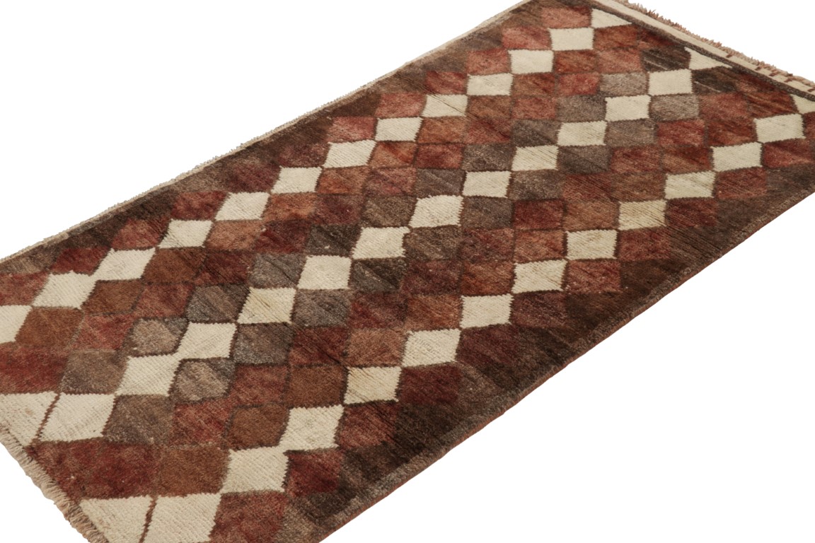Vintage Gabbeh Geometric Rug