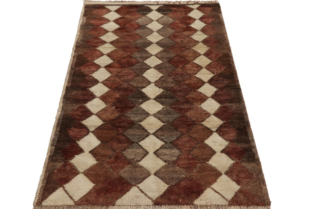 Vintage Gabbeh Geometric Rug