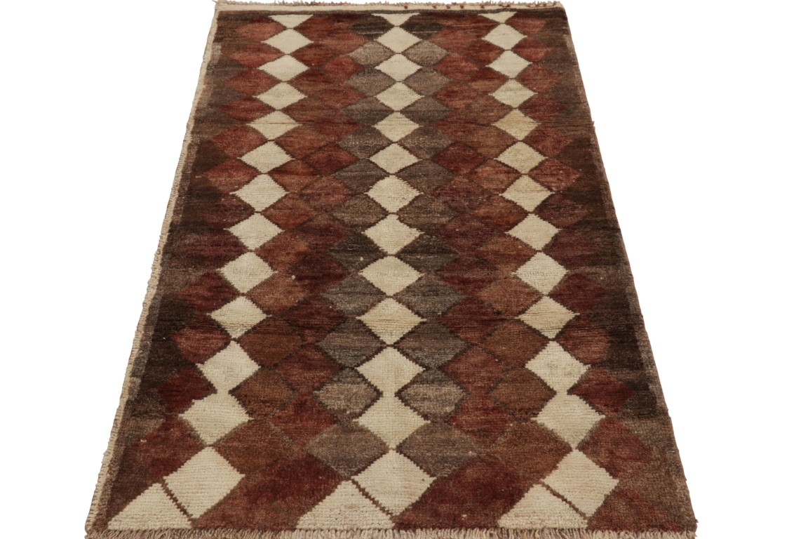 Vintage Gabbeh Geometric Rug