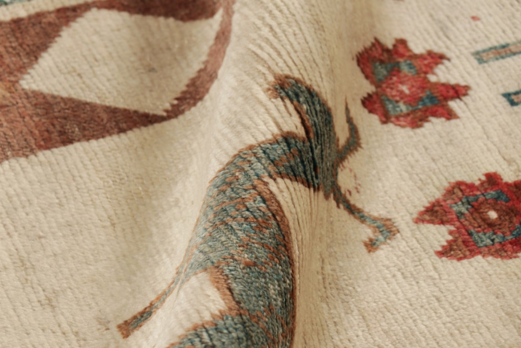 Vintage Gabbeh Pictorial Rug