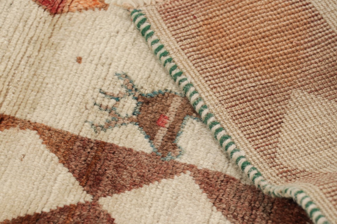 Vintage Gabbeh Pictorial Rug