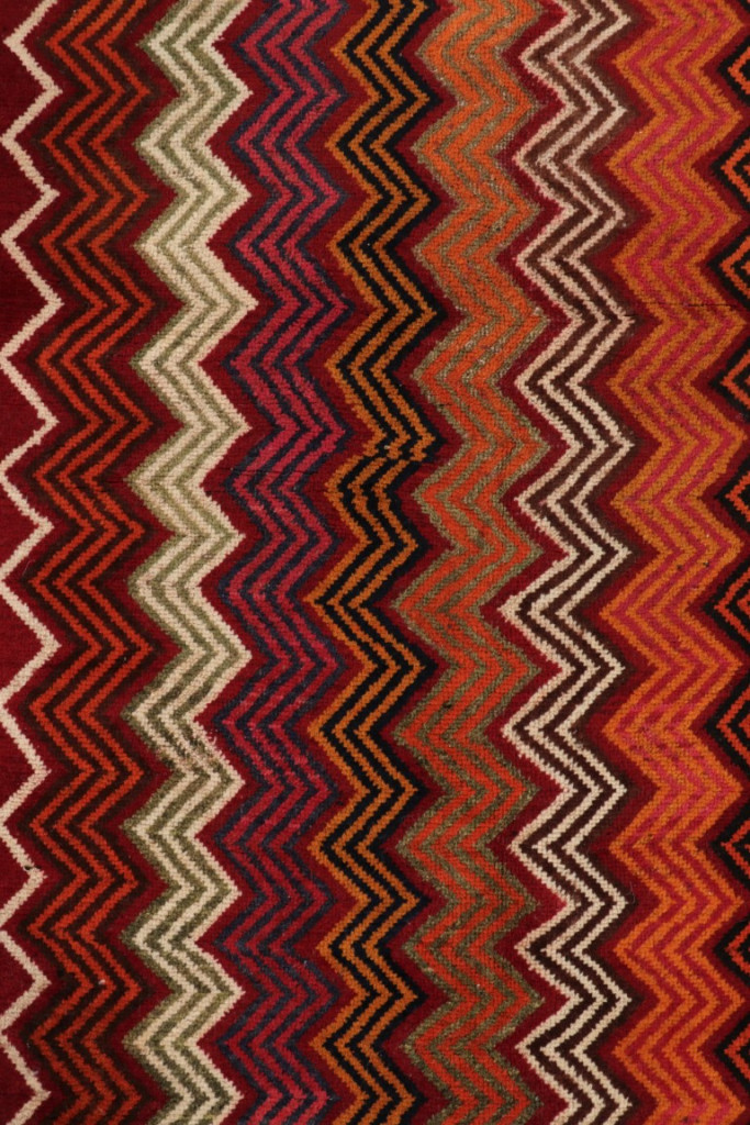 Vintage Gabbeh Geometric Rug