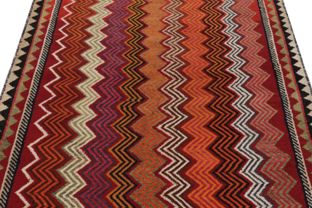 Vintage Gabbeh Geometric Rug