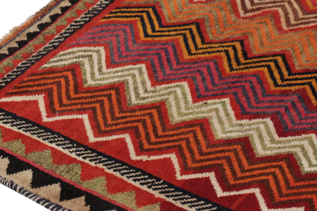 Vintage Gabbeh Geometric Rug