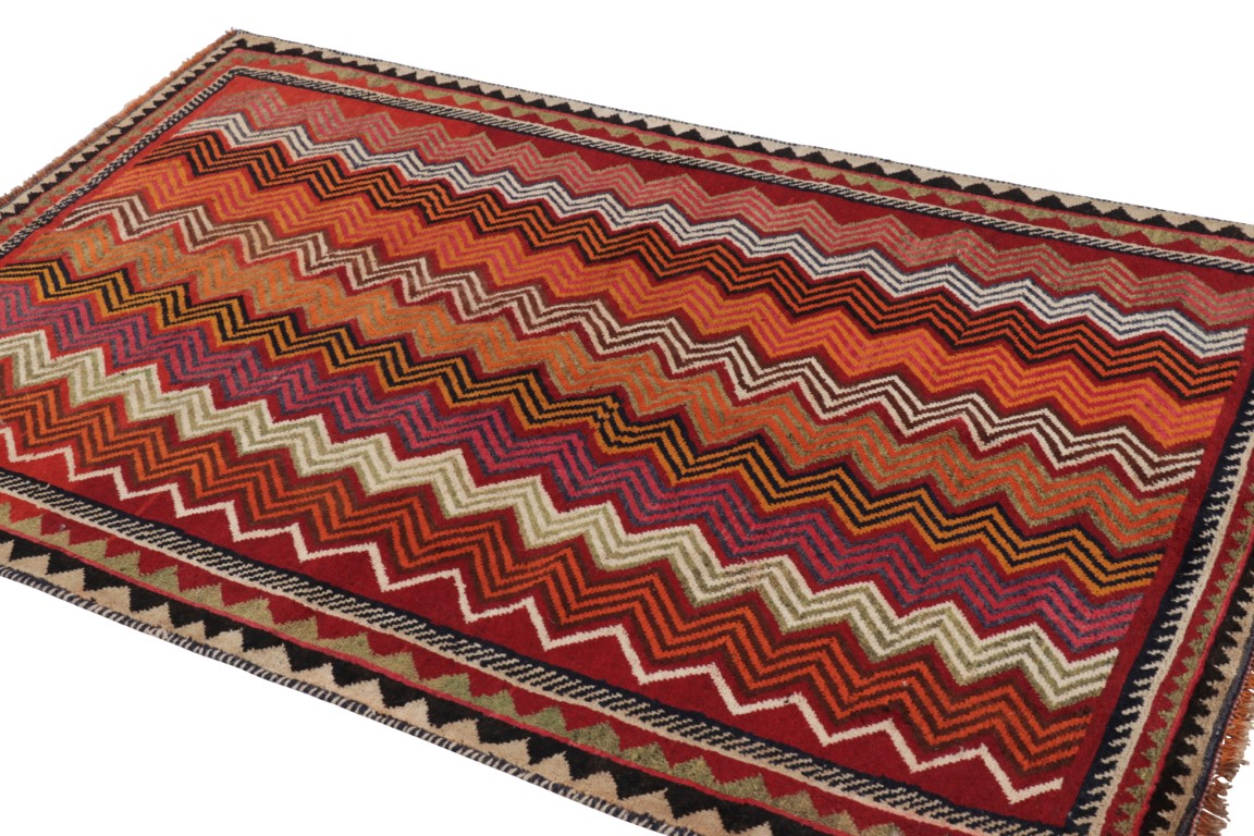 Vintage Gabbeh Geometric Rug