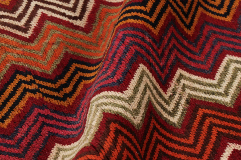 Vintage Gabbeh Geometric Rug
