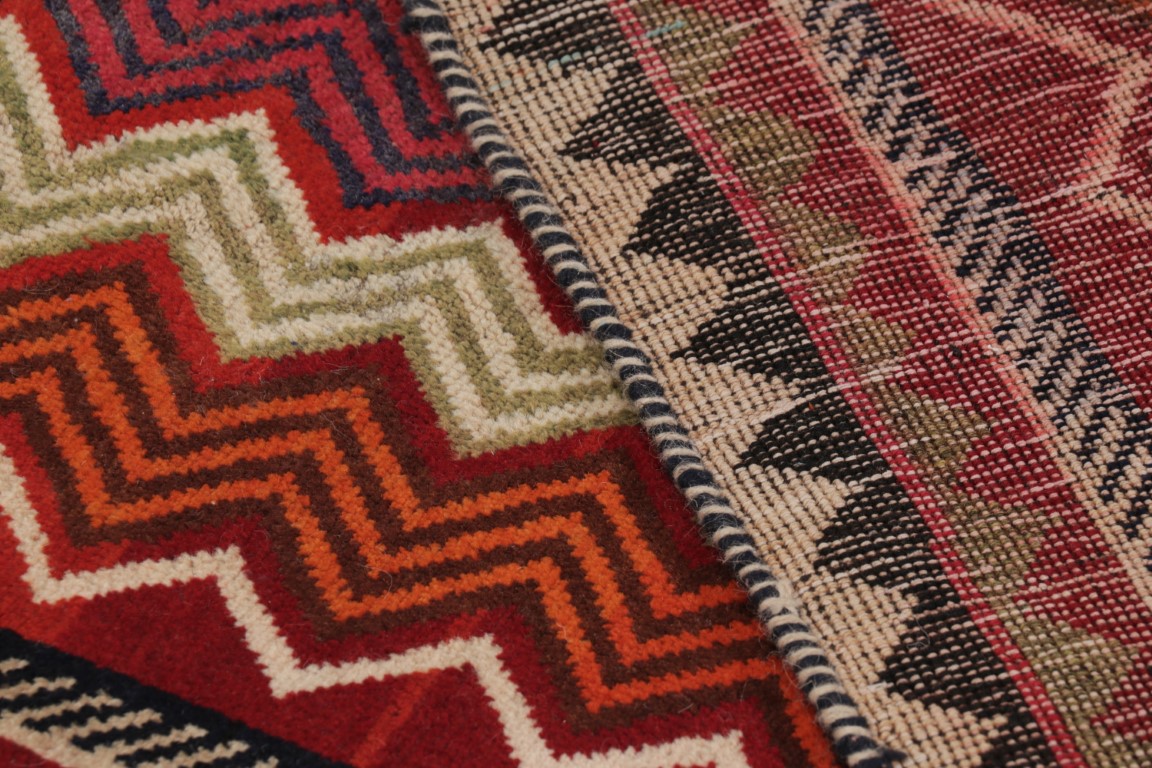 Vintage Gabbeh Geometric Rug