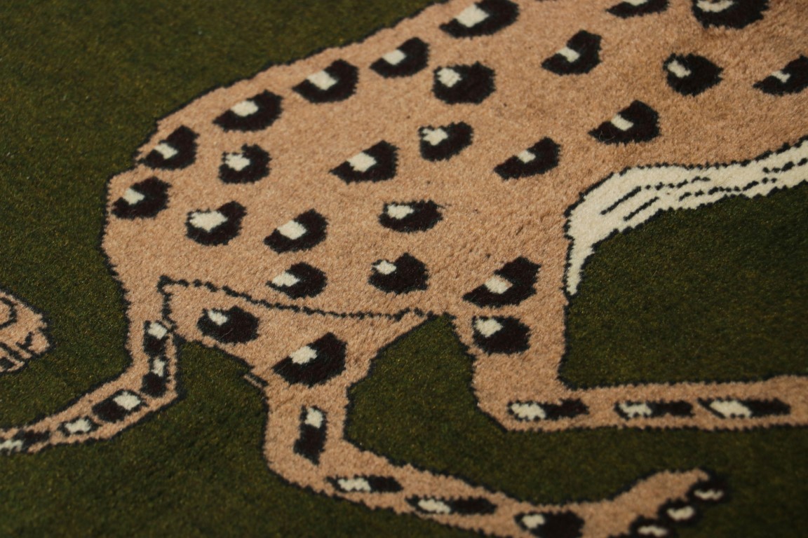 Vintage Gabbeh Pictorial Rug