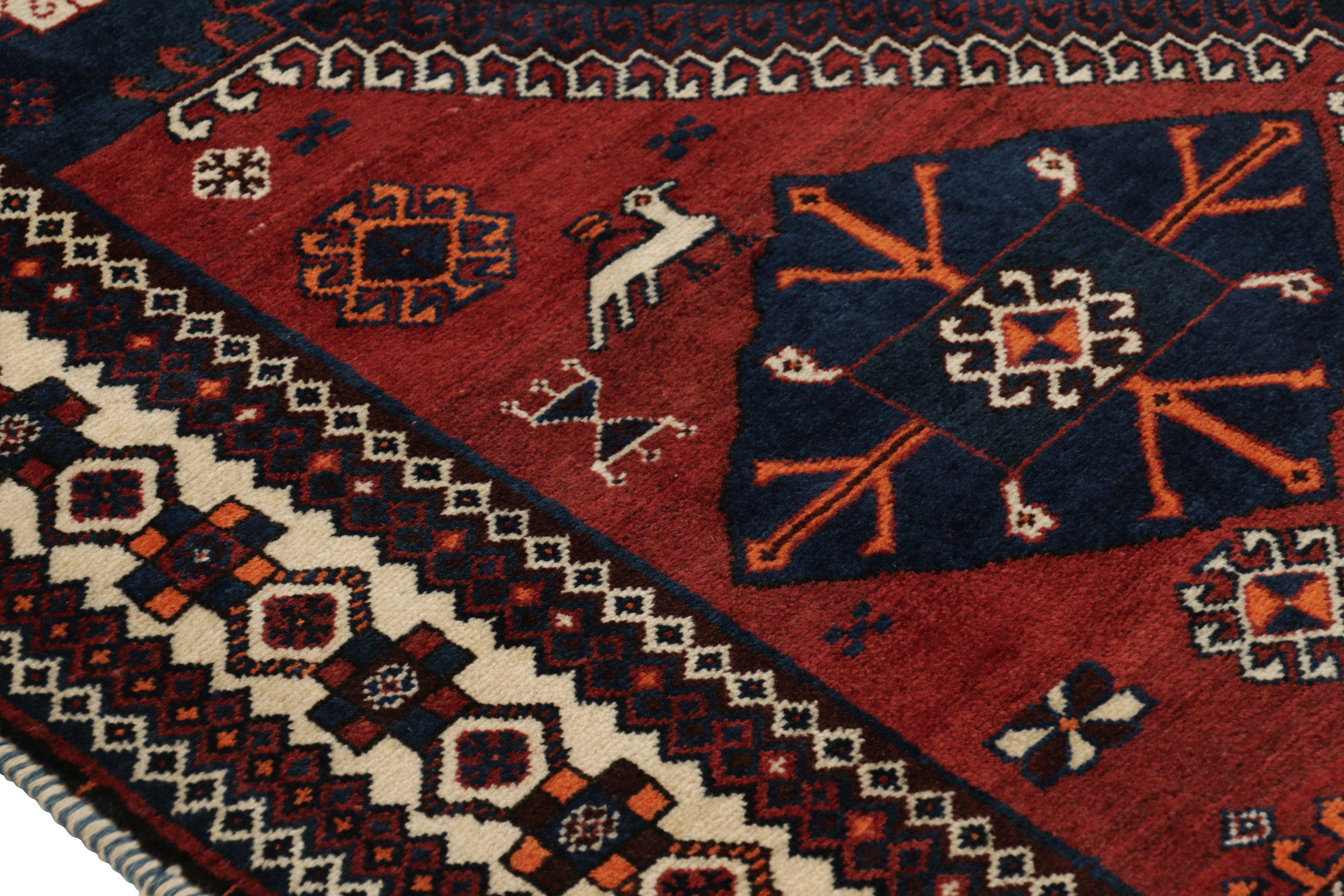 Vintage Gabbeh Medallion Rug