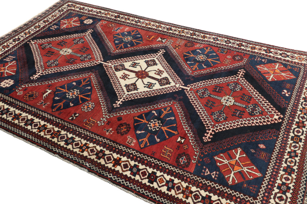 Vintage Gabbeh Medallion Rug