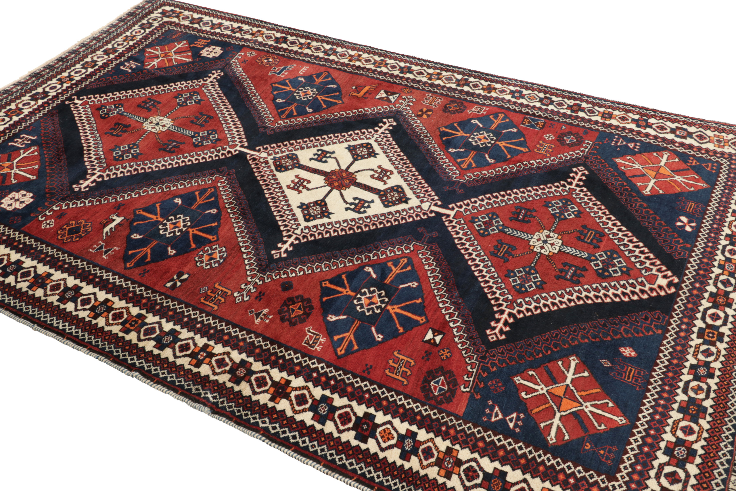 Vintage Gabbeh Medallion Rug