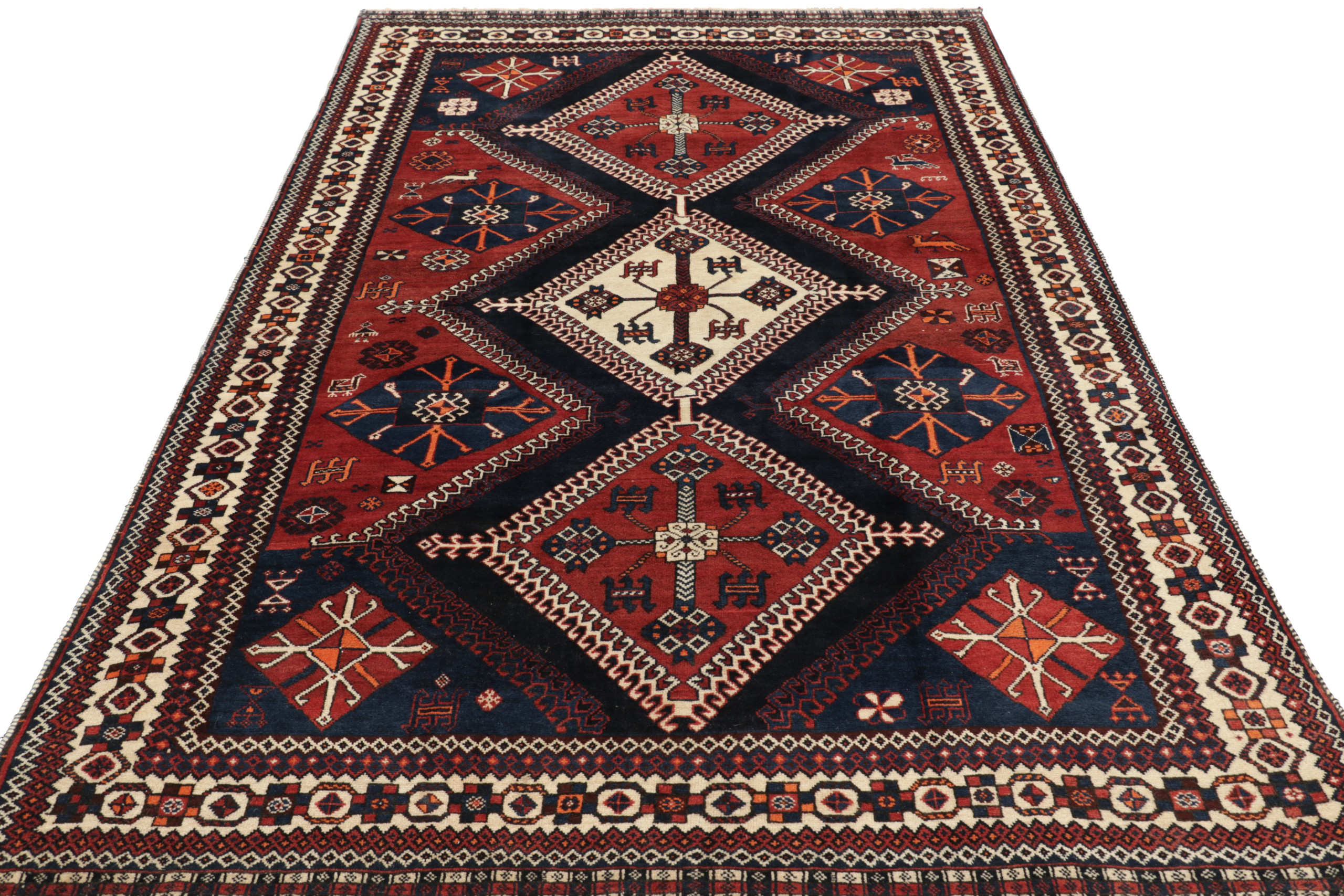 Vintage Gabbeh Medallion Rug