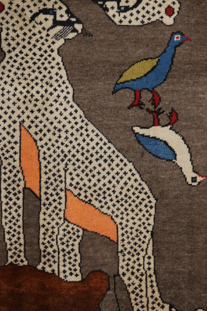Vintage Gabbeh Runner Rug