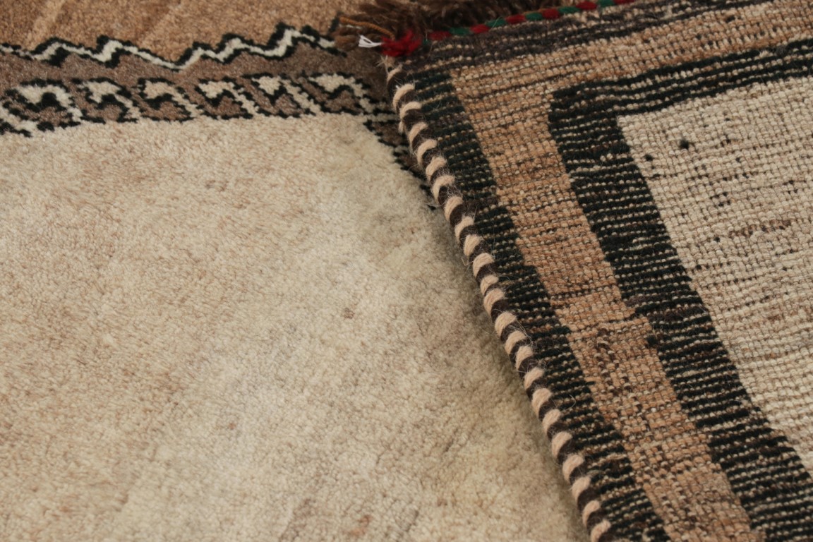 Vintage Gabbeh Tribal Runner