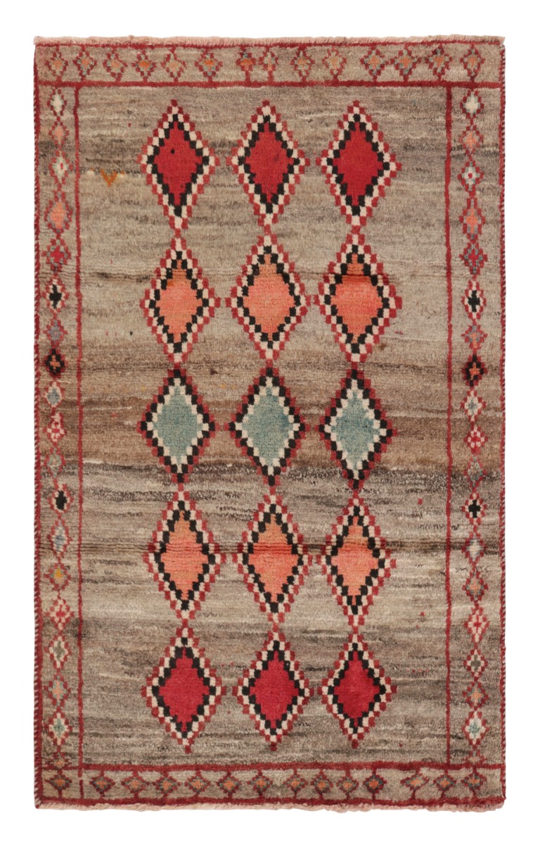 Vintage Gabbeh Tribal Runner