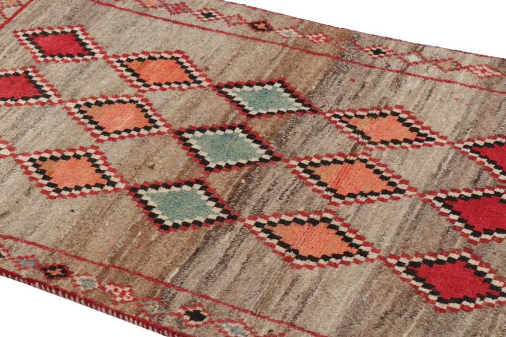 Vintage Gabbeh Tribal Runner