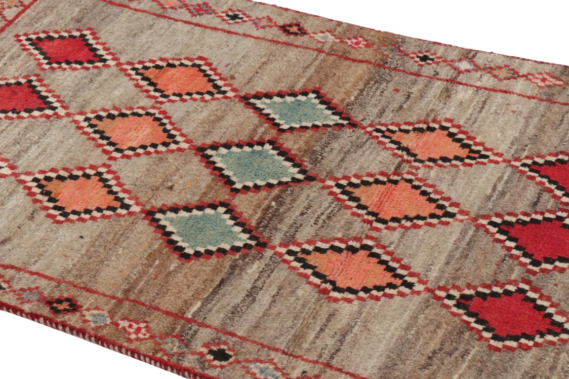 Vintage Gabbeh Tribal Runner