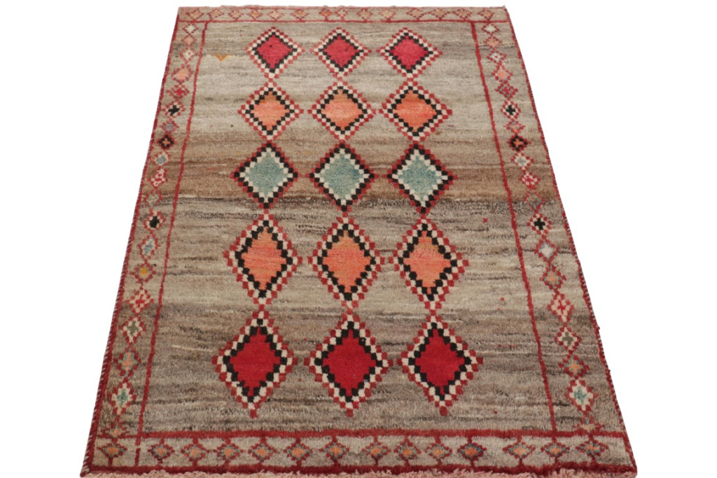 Vintage Gabbeh Tribal Runner