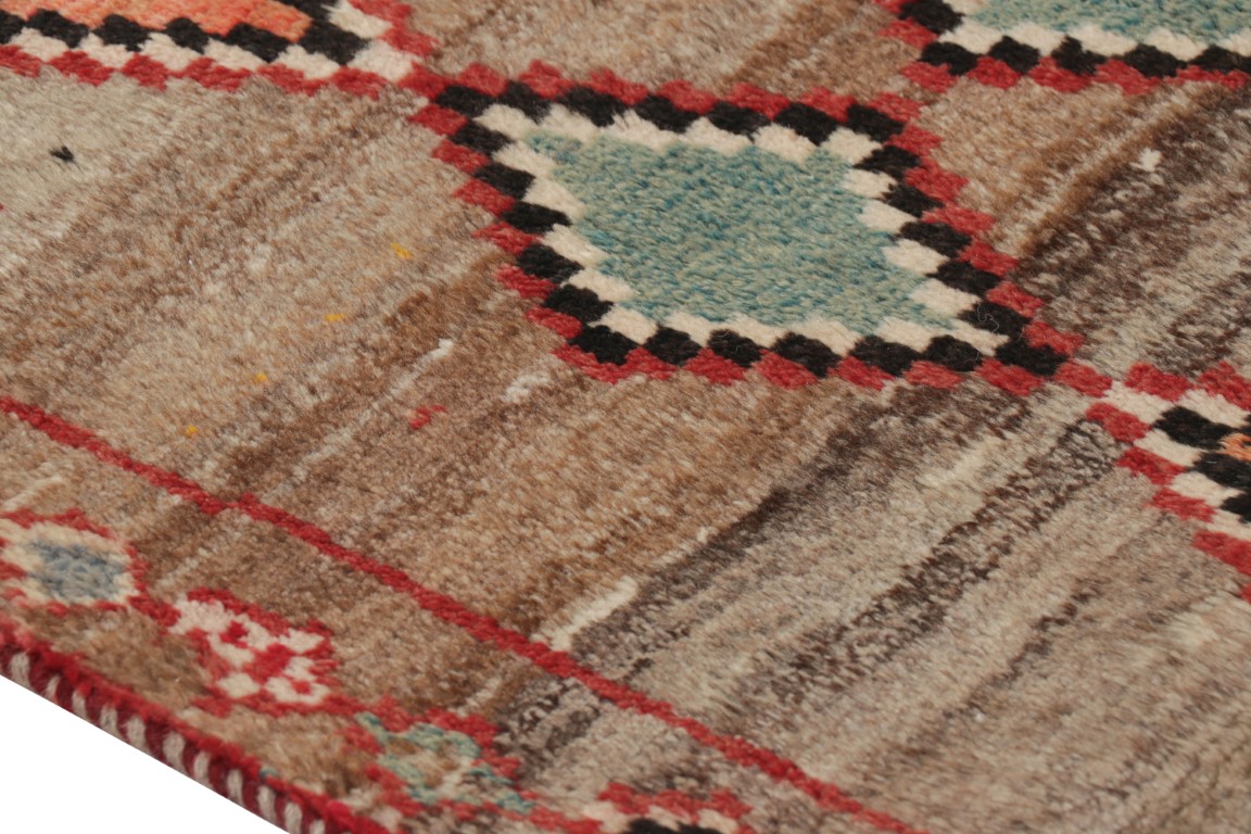 Vintage Gabbeh Tribal Runner