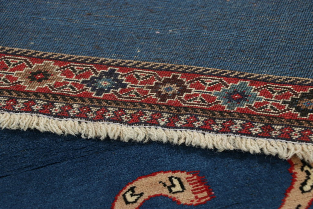 Vintage Gabbeh Pictorial Rug
