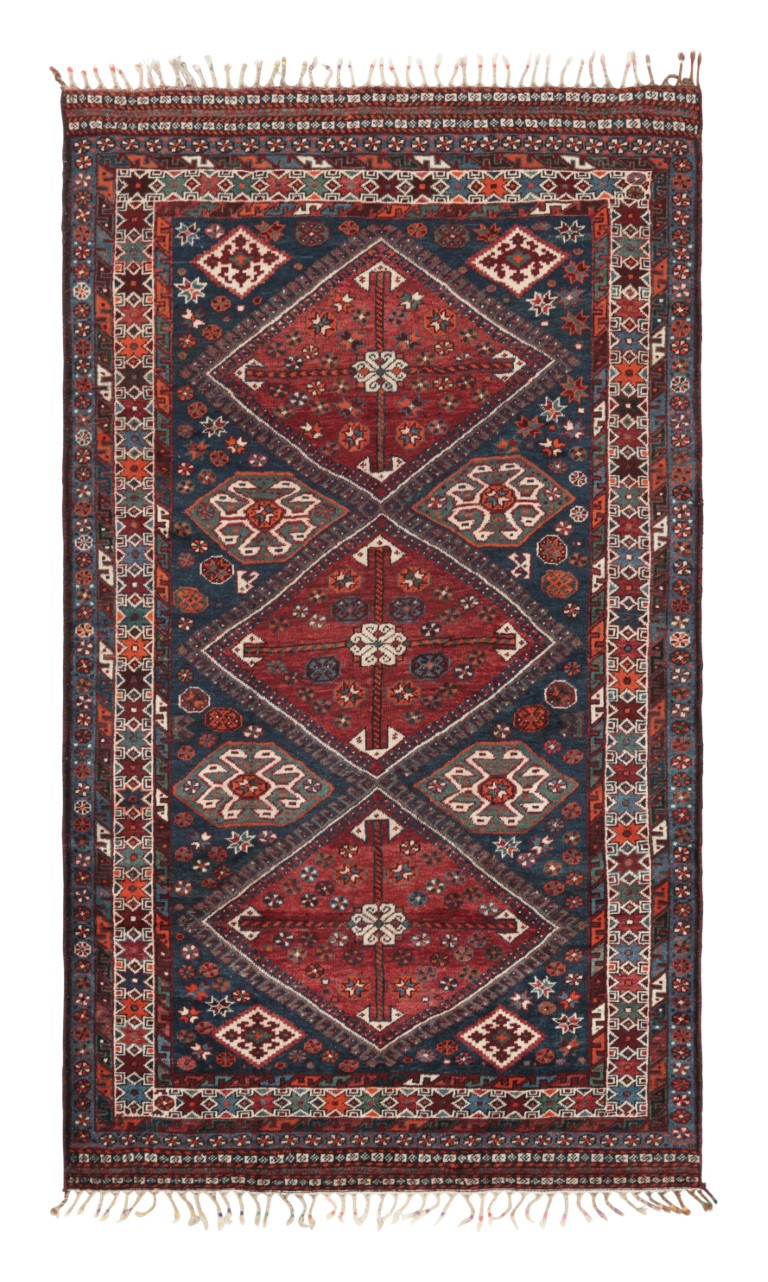 Vintage Gabbeh Medallion Rug