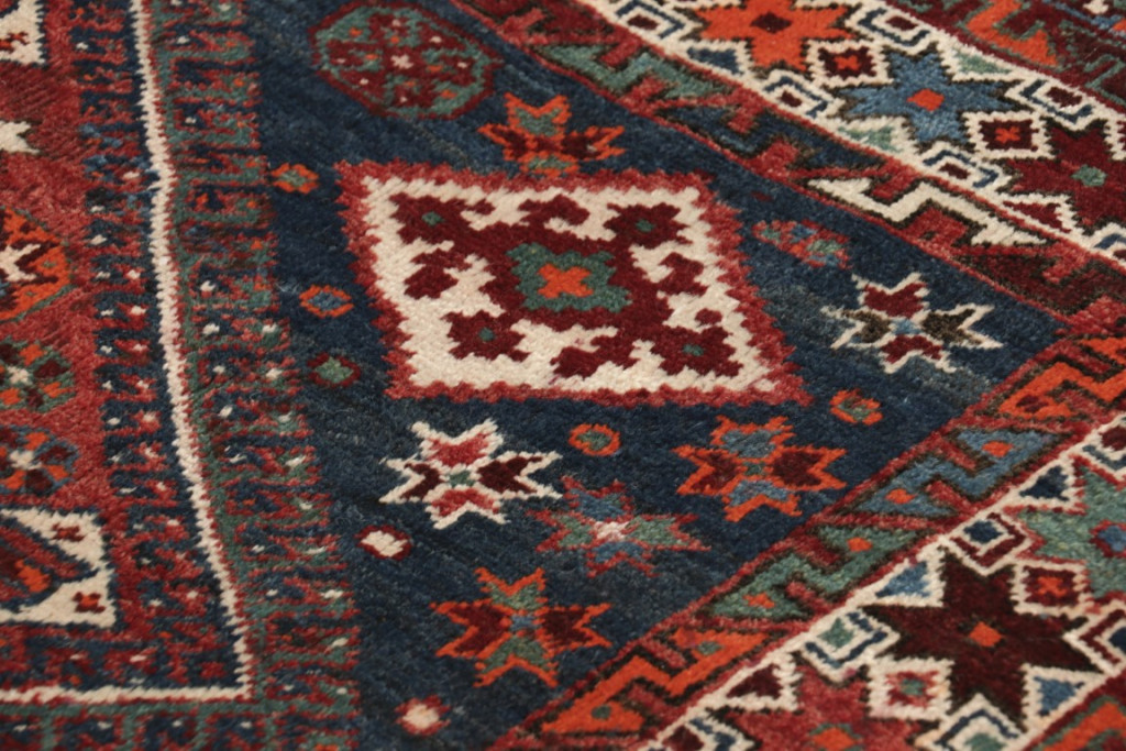 Vintage Gabbeh Medallion Rug