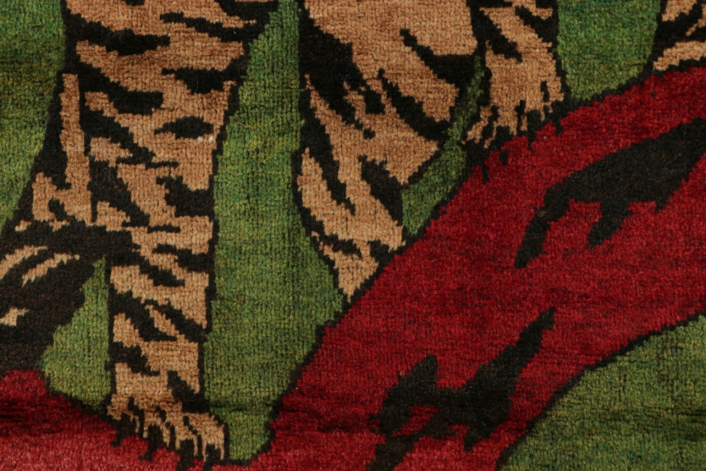 Vintage Gabbeh Pictorial Rug