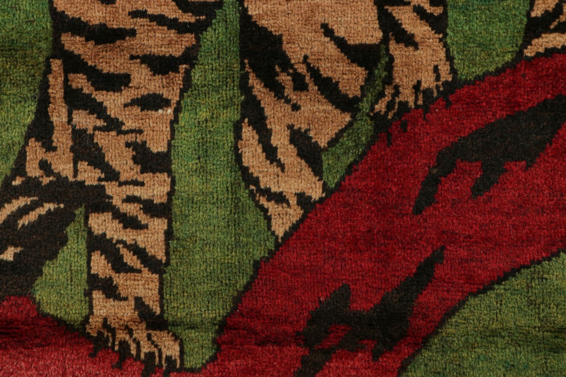 Vintage Gabbeh Pictorial Rug