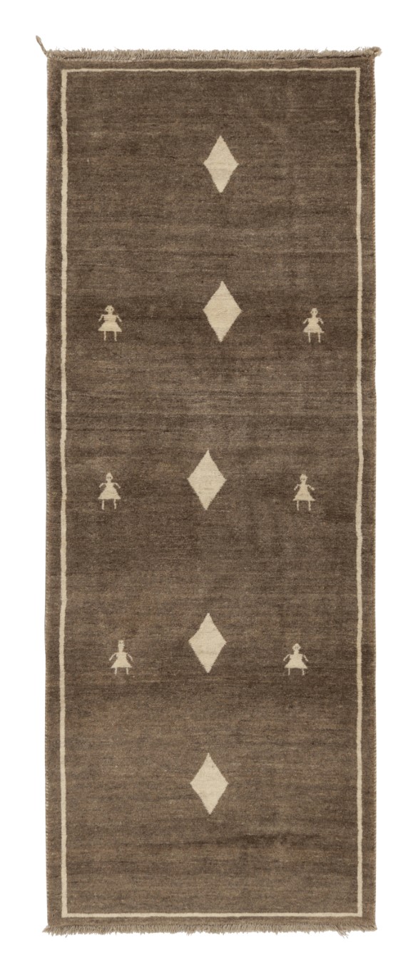 Vintage Gabbeh Geometric Rug