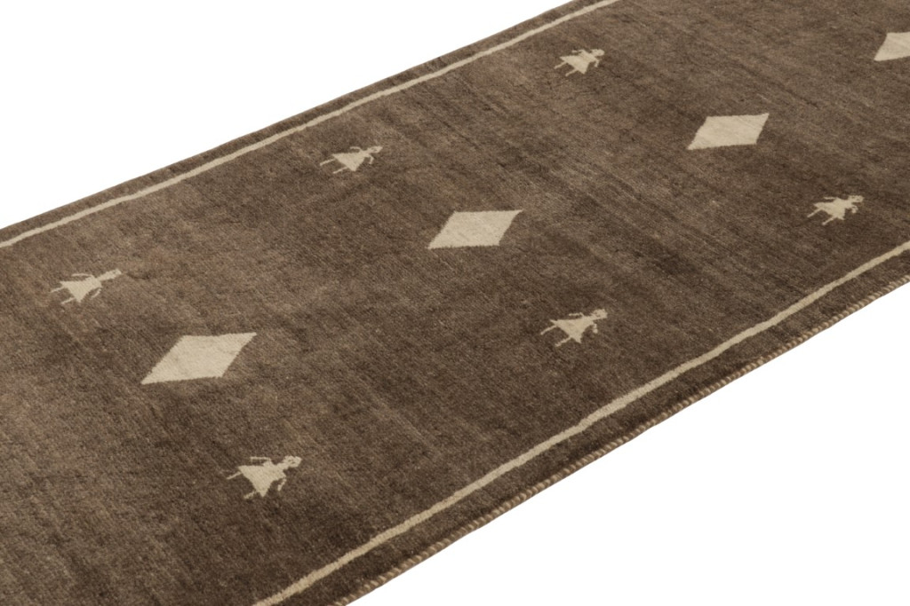 Vintage Gabbeh Geometric Rug