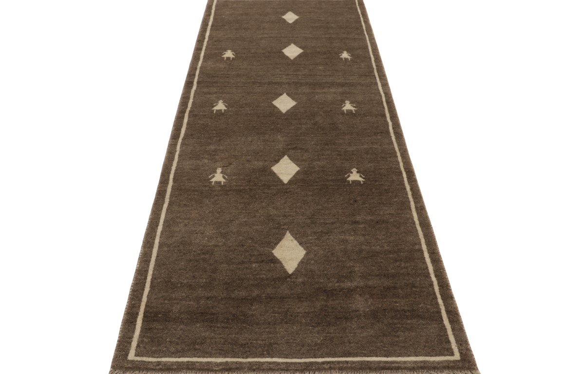 Vintage Gabbeh Geometric Rug
