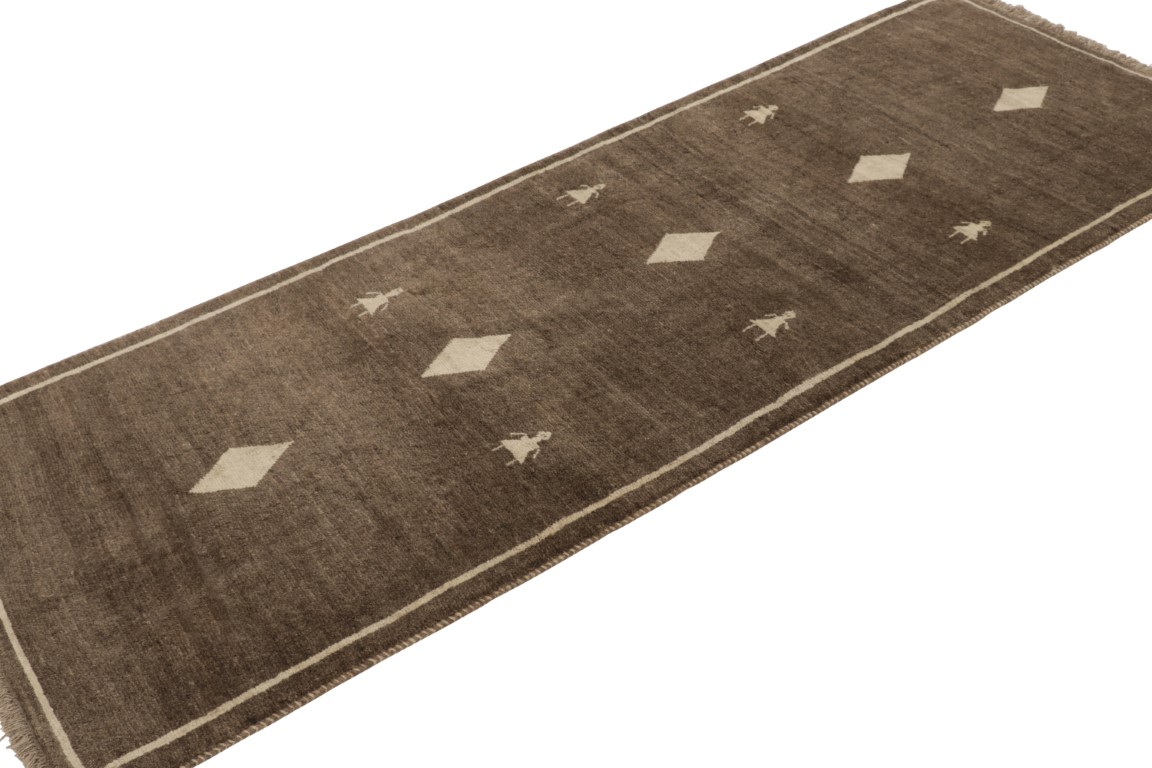 Vintage Gabbeh Geometric Rug
