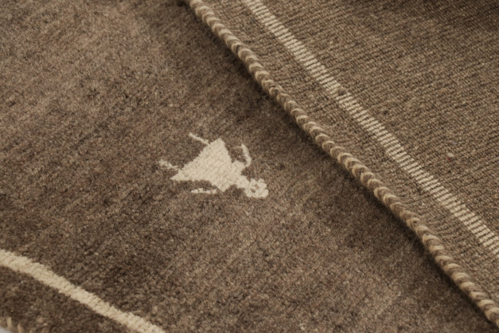 Vintage Gabbeh Geometric Rug