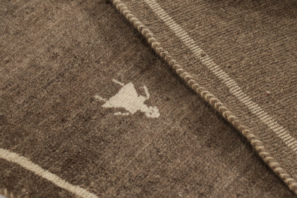 Vintage Gabbeh Geometric Rug