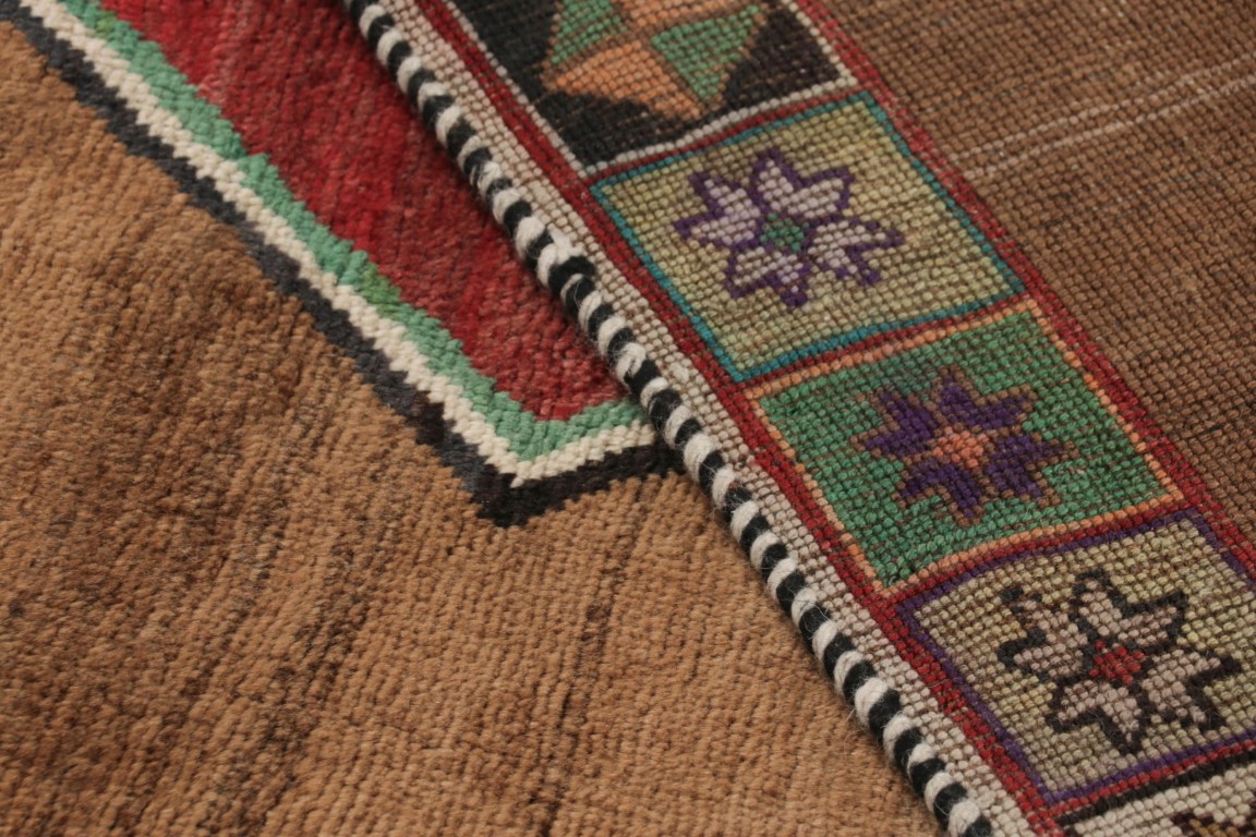 Vintage Gabbeh Geometric Rug