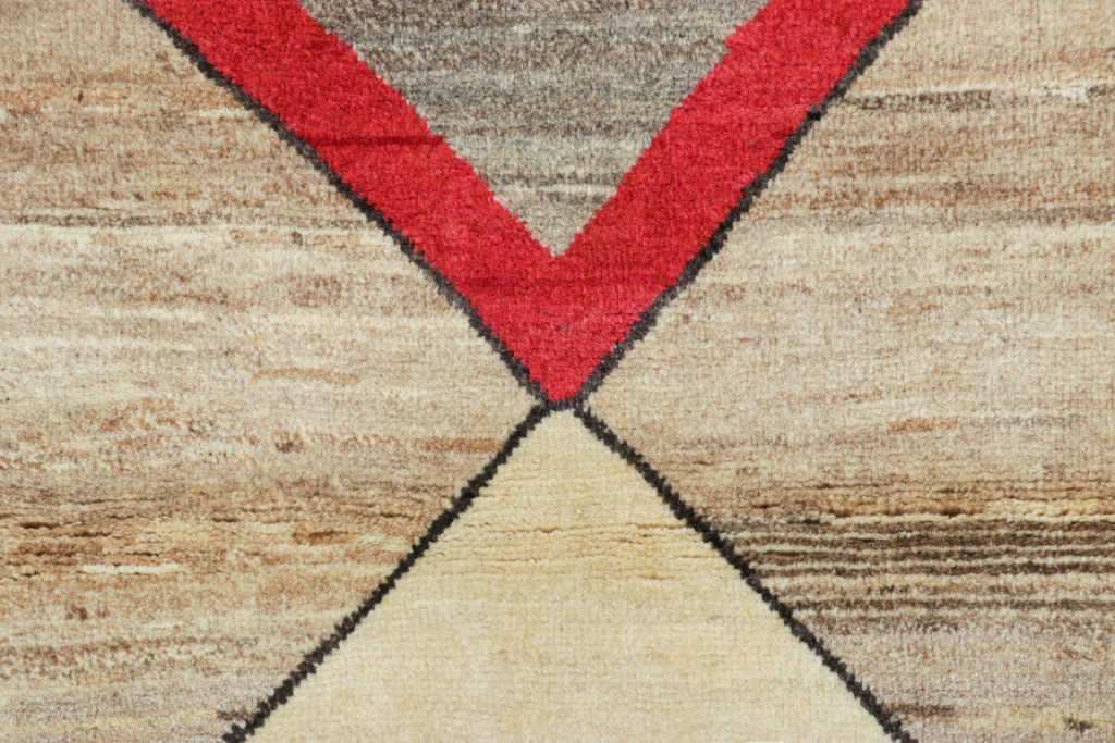 Vintage Gabbeh Geometric Rug