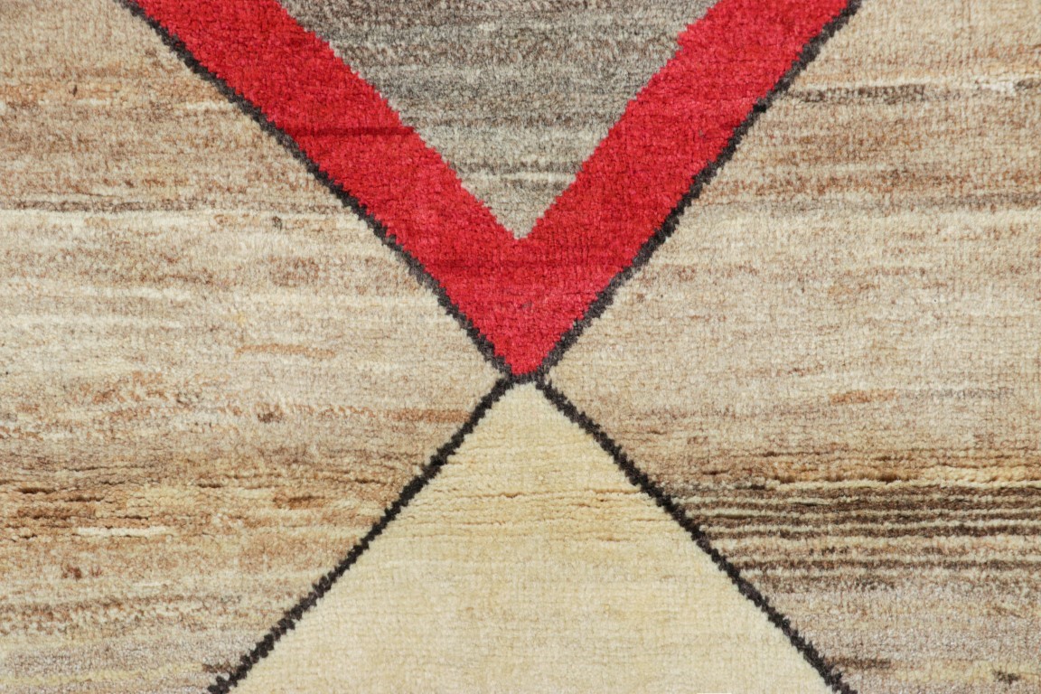 Vintage Gabbeh Geometric Rug
