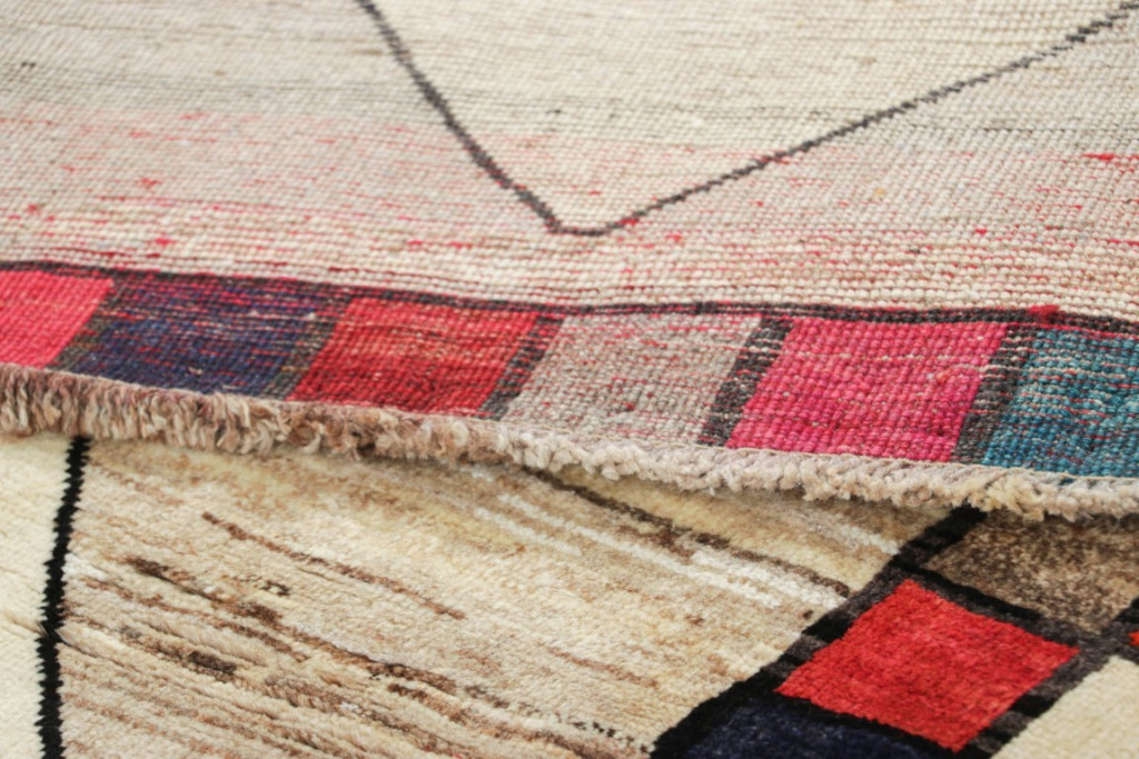 Vintage Gabbeh Geometric Rug