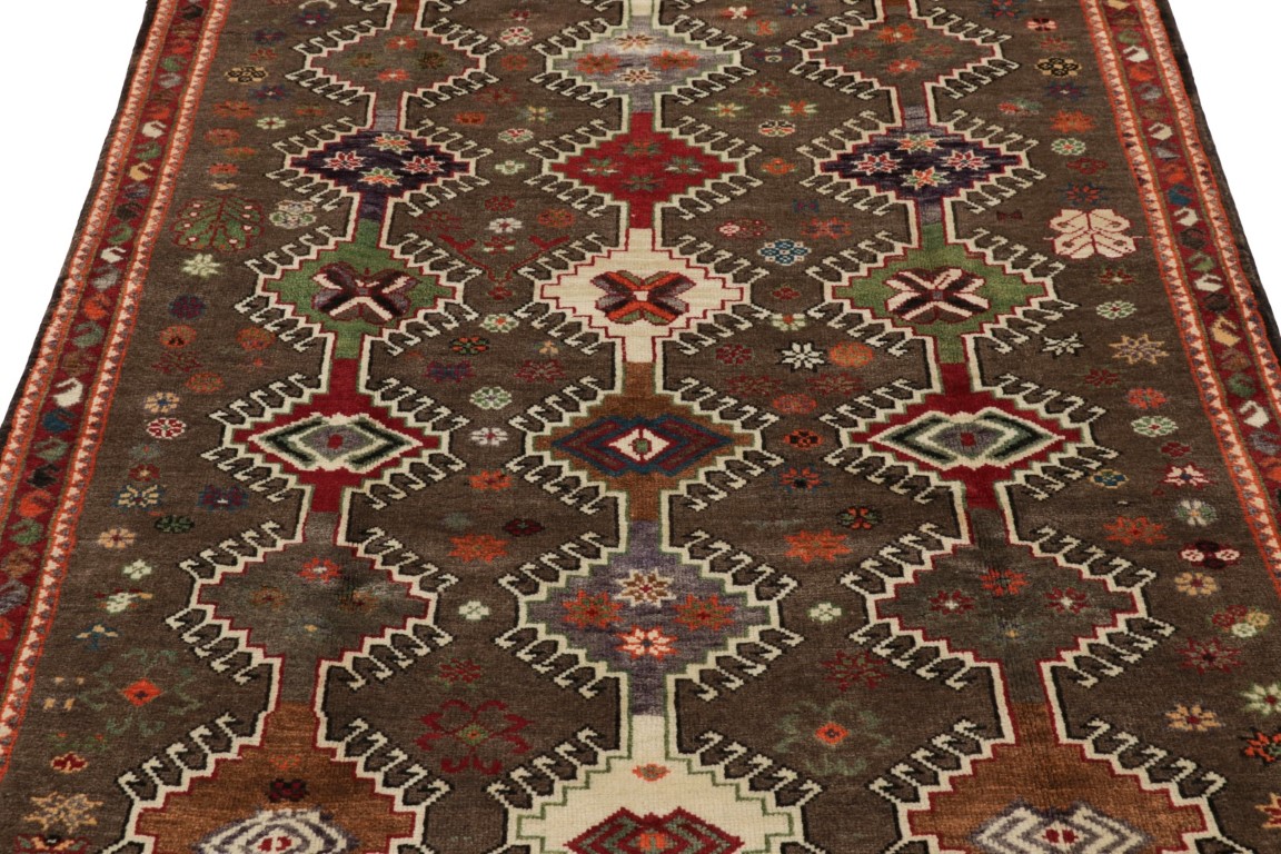 Vintage Gabbeh Geometric Rug