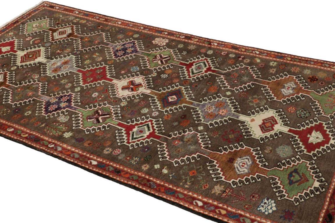 Vintage Gabbeh Geometric Rug