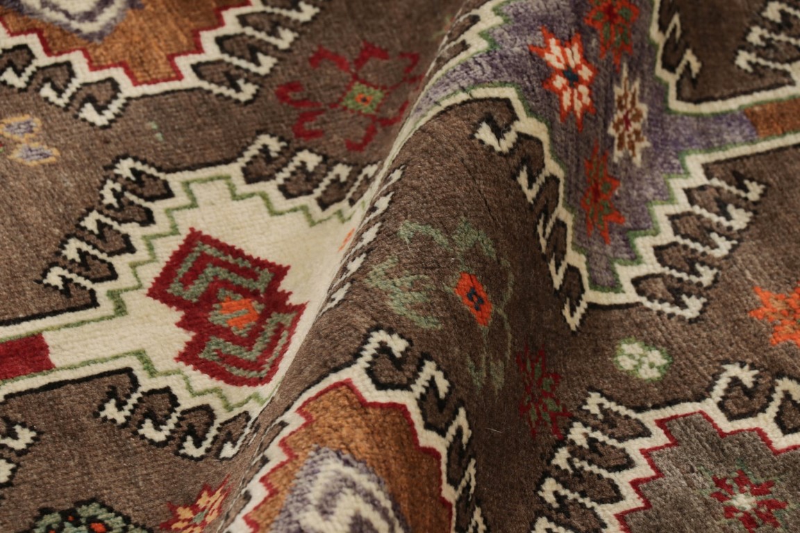Vintage Gabbeh Geometric Rug