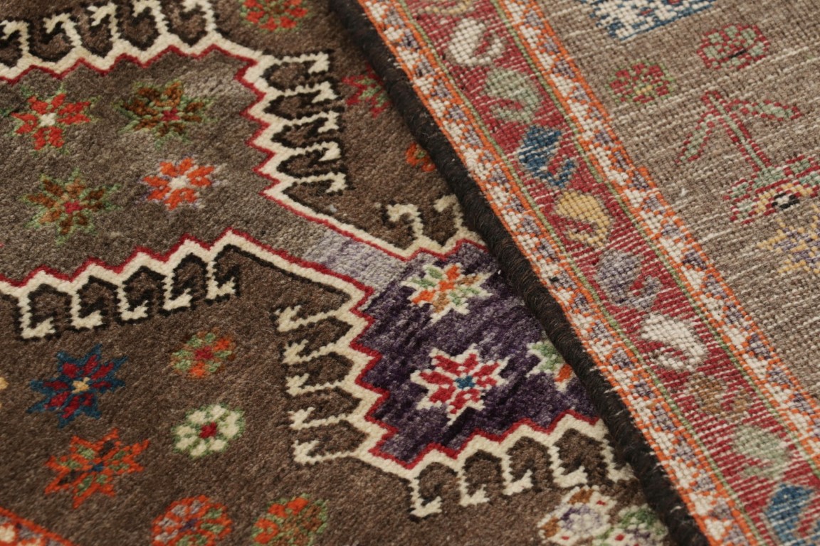 Vintage Gabbeh Geometric Rug
