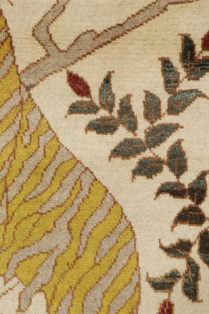 Vintage Gabbeh Pictorial Rug