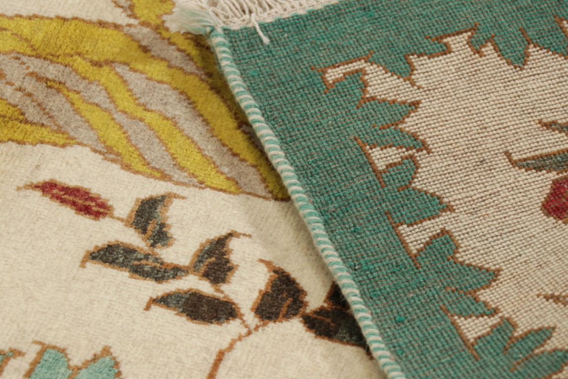 Vintage Gabbeh Pictorial Rug
