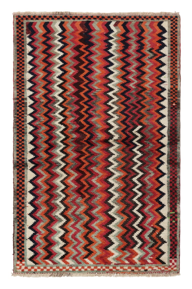 Vintage Gabbeh Geometric Rug