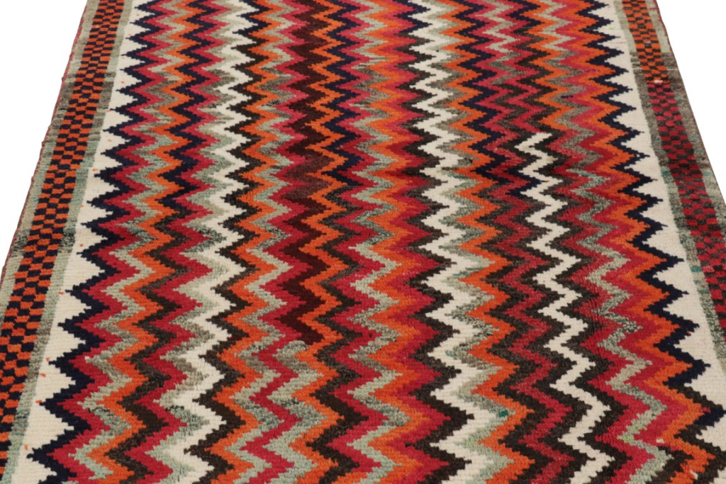 Vintage Gabbeh Geometric Rug