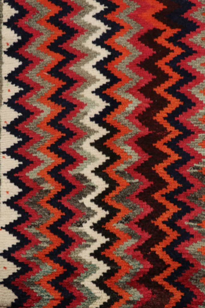 Vintage Gabbeh Geometric Rug