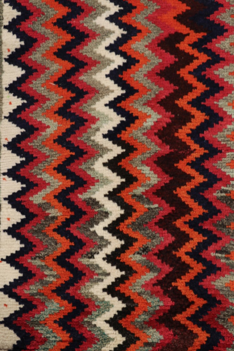 Vintage Gabbeh Geometric Rug