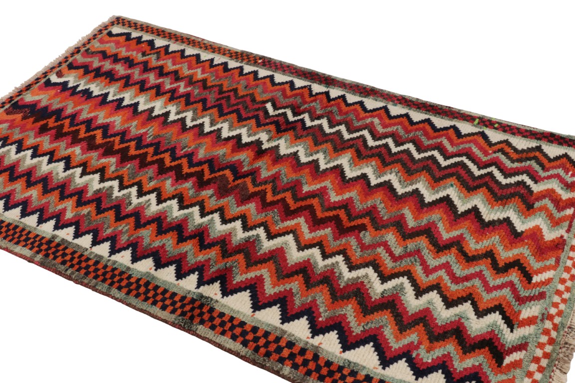 Vintage Gabbeh Geometric Rug