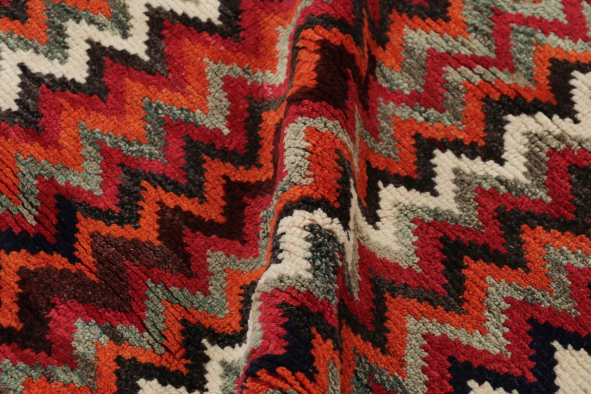Vintage Gabbeh Geometric Rug